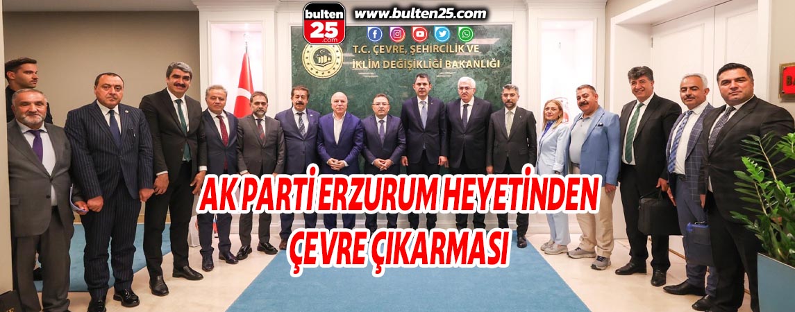 AK PARTİ ERZURUM HEYETİNDEN ÇEVRE ÇIKARMASI