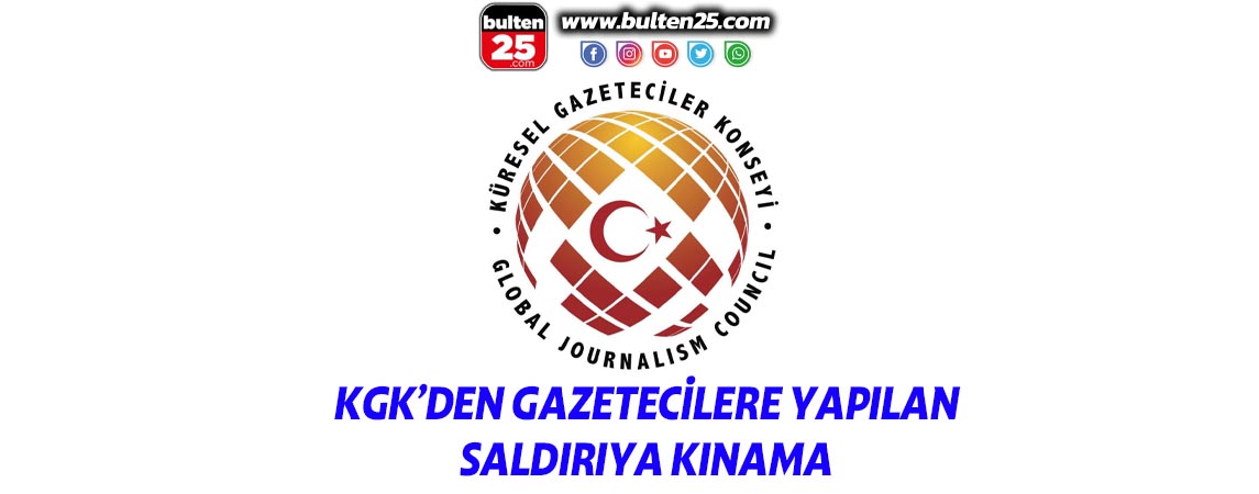KGK’DEN GAZETECİLERE YAPILAN SALDIRIYA KINAMA