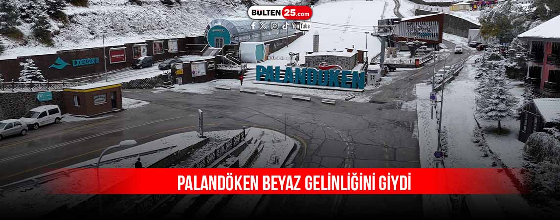 PALANDÖKEN BEYAZ GELİNLİĞİNİ GİYDİ