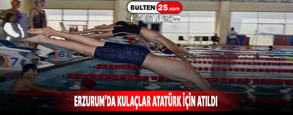 ERZURUM’DA KULAÇLAR ATATÜRK İÇİN ATILDI
