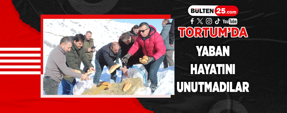 TORTUM’DA YABAN HAYATINI UNUTMADILAR