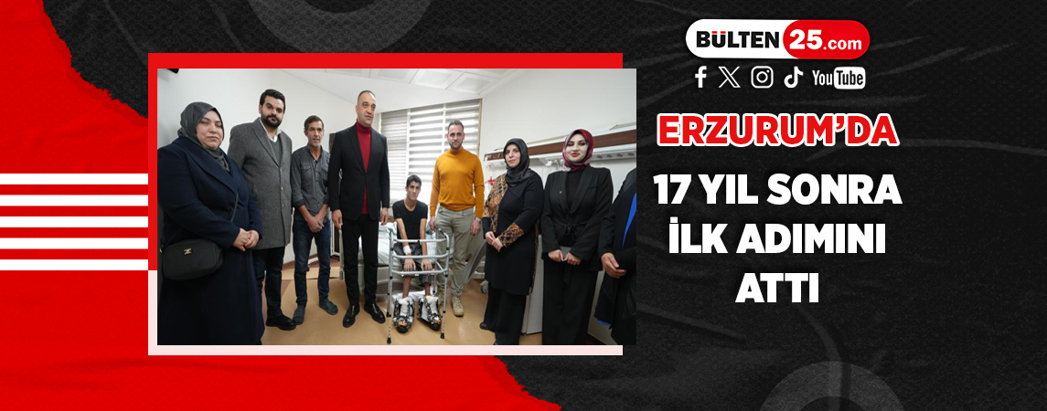 ERZURUM’DA 17 YIL SONRA İLK ADIMINI ATTI