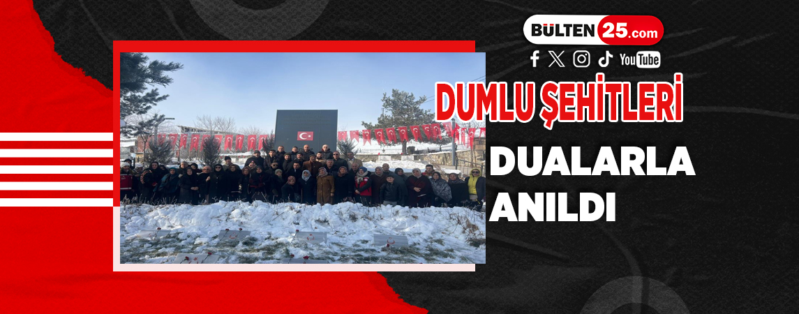 DUMLU ŞEHİTLERİ DUALARLA ANILDI