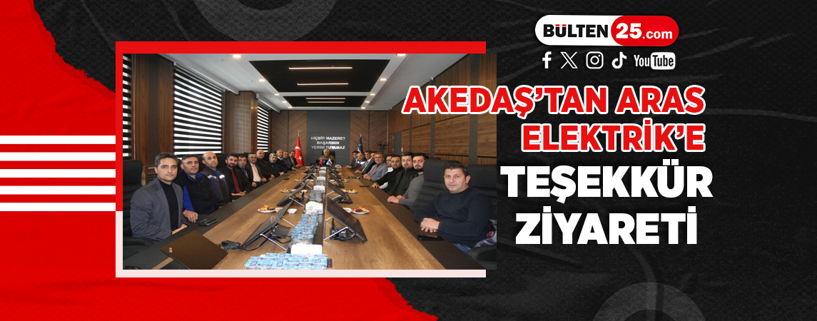 AKEDAŞ’TAN ARAS ELEKTRİK’E TEŞEKKÜR ZİYARETİ