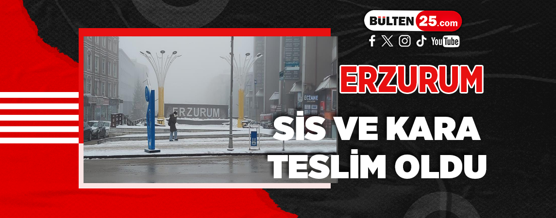 ERZURUM SİS VE KARA TESLİM OLDU