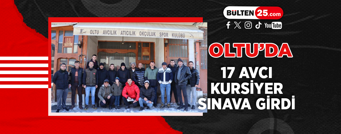 OLTU’DA 17 AVCI KURSİYER SINAVA GİRDİ