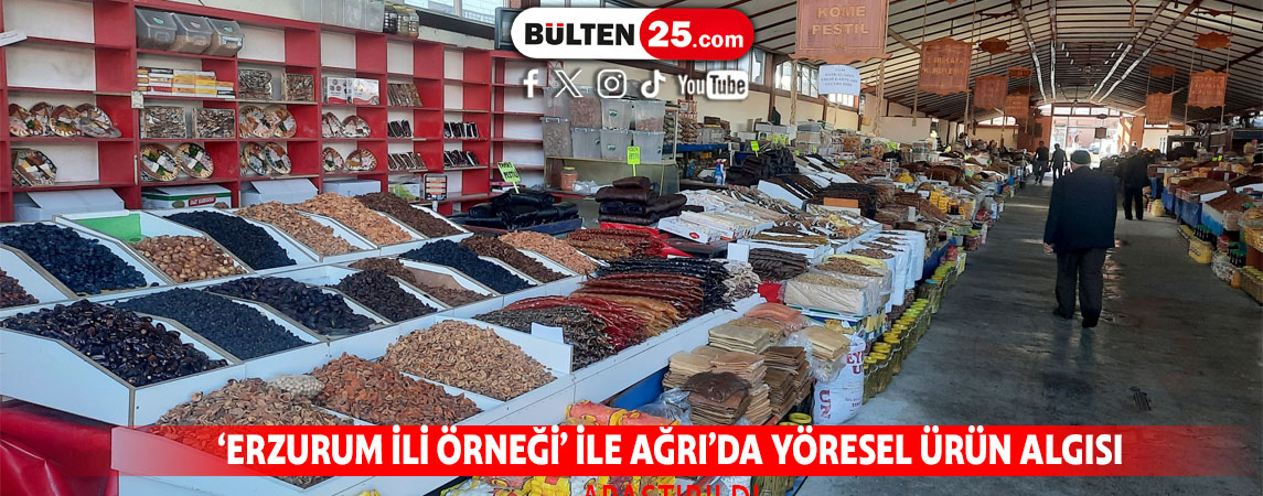 ‘ERZURUM İLİ ÖRNEĞİ’ İLE AĞRI’DA YÖRESEL ÜRÜN ALGISI ARAŞTIRILDI