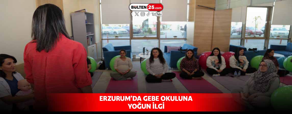 ERZURUM’DA GEBE OKULUNA YOĞUN İLGİ