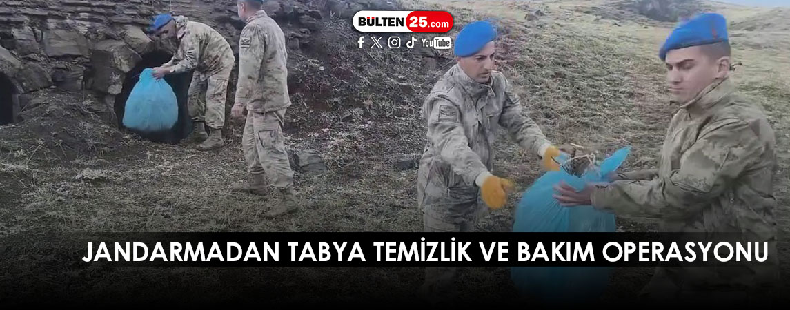 JANDARMADAN TABYA TEMİZLİK VE BAKIM OPERASYONU