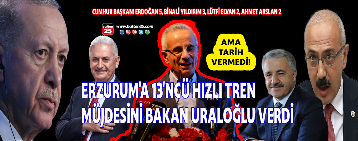 HIZLI TREN'İN SÖZÜ VAR, TARİHİ YOK!
