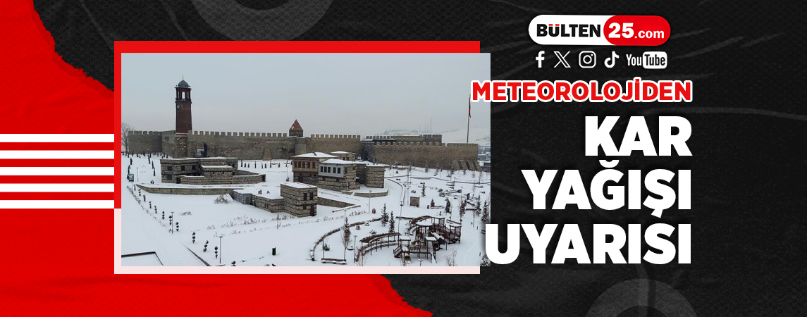 METEOROLOJİDEN KAR YAĞIŞI UYARISI
