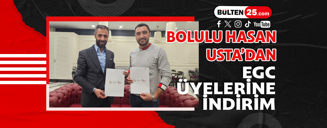 BOLULU HASAN USTA’DAN EGC ÜYELERİNE İNDİRİM