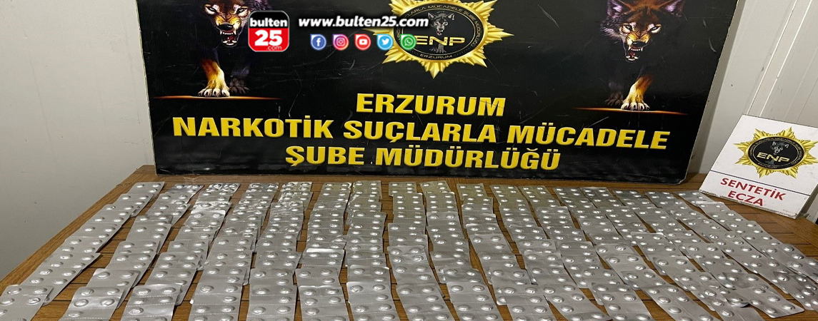 ERZURUM’DA UYUŞTURUCU OPERASYONU, 5 ŞAHIS TUTUKLANARAK CEZAEVİNE GÖNDERİLDİ