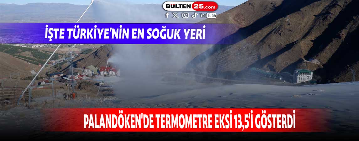 İŞTE TÜRKİYE'NİN EN SOĞUK YERİ