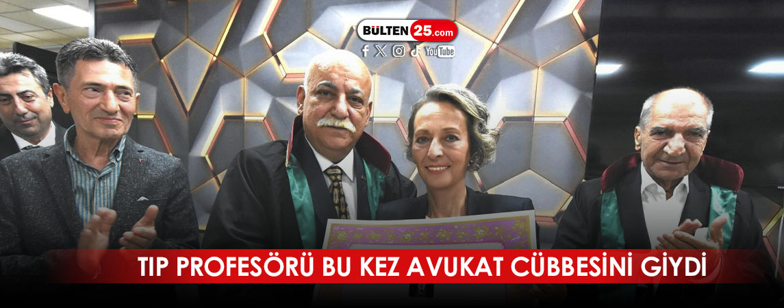 TIP PROFESÖRÜ BU KEZ AVUKAT CÜBBESİNİ GİYDİ