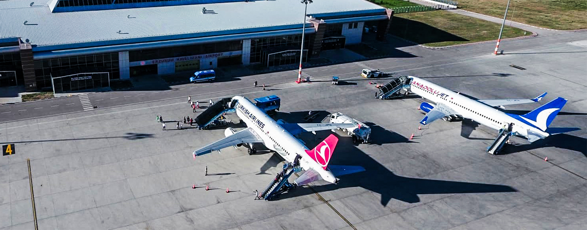 ERZURUM’DA MAYIS AYI İÇİNDE 90 BİN KİŞİ UÇAKLA SEYAHAT ETTİ