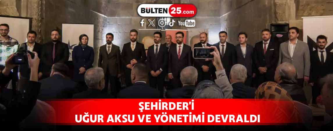 ŞEHİRDER'İ UĞUR AKSU VE YÖNETİMİ DEVRALDI