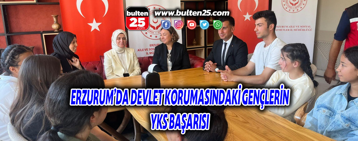 ERZURUM’DA DEVLET KORUMASINDAKİ GENÇLERİN YKS BAŞARISI