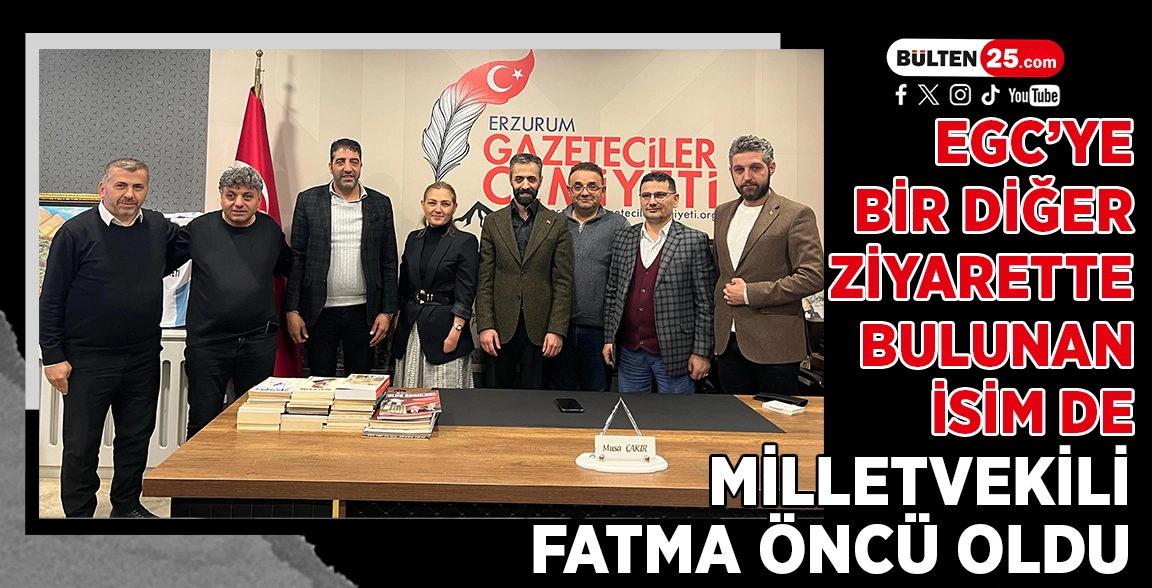 EGC’YE BİR DİĞER ZİYARETTE BULUNAN İSİM DE MİLLETVEKİLİ FATMA ÖNCÜ OLDU