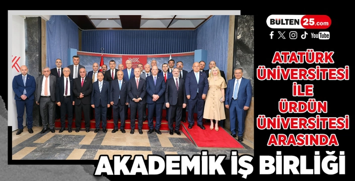 ATATÜRK ÜNİVERSİTESİ İLE ÜRDÜN ÜNİVERSİTESİ ARASINDA AKADEMİK İŞ BİRLİĞİ