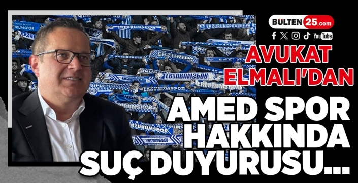 Av. Elmalı'dan AMED Spor hakkında suç duyurusu...