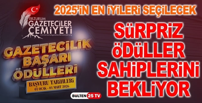 Erzurum Gazeteciler Cemiyeti, Başarılı Gazetecileri İkinci Kez Ödüllendirecek