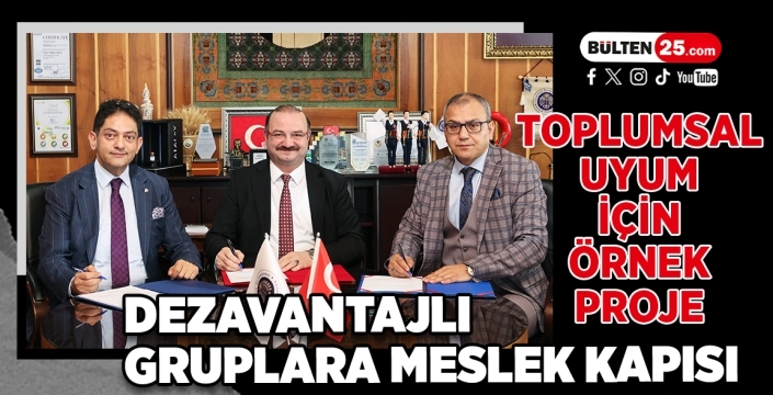 Toplumsal Uyum İçin Örnek Proje: Dezavantajlı Gruplara Meslek Kapısı