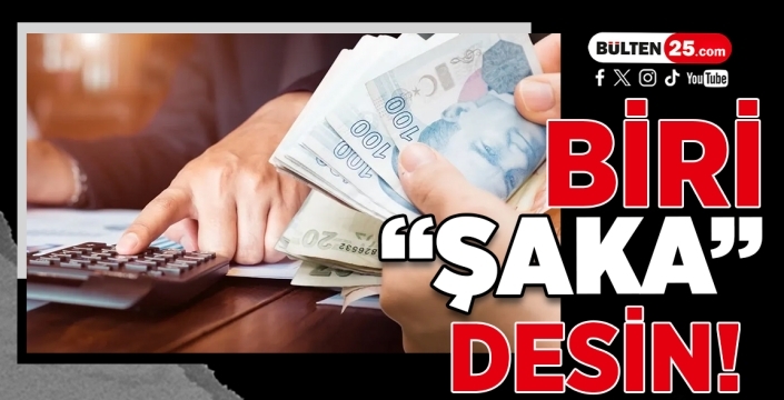 Biri “şaka” desin!