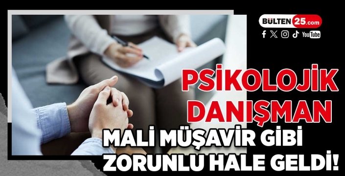 Psikolojik danışman, mali müşavir gibi zorunlu hale geldi!