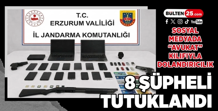Sosyal Medyada “Avukat” Kılıfıyla Dolandırıcılık: 8 Şüpheli Tutuklandı