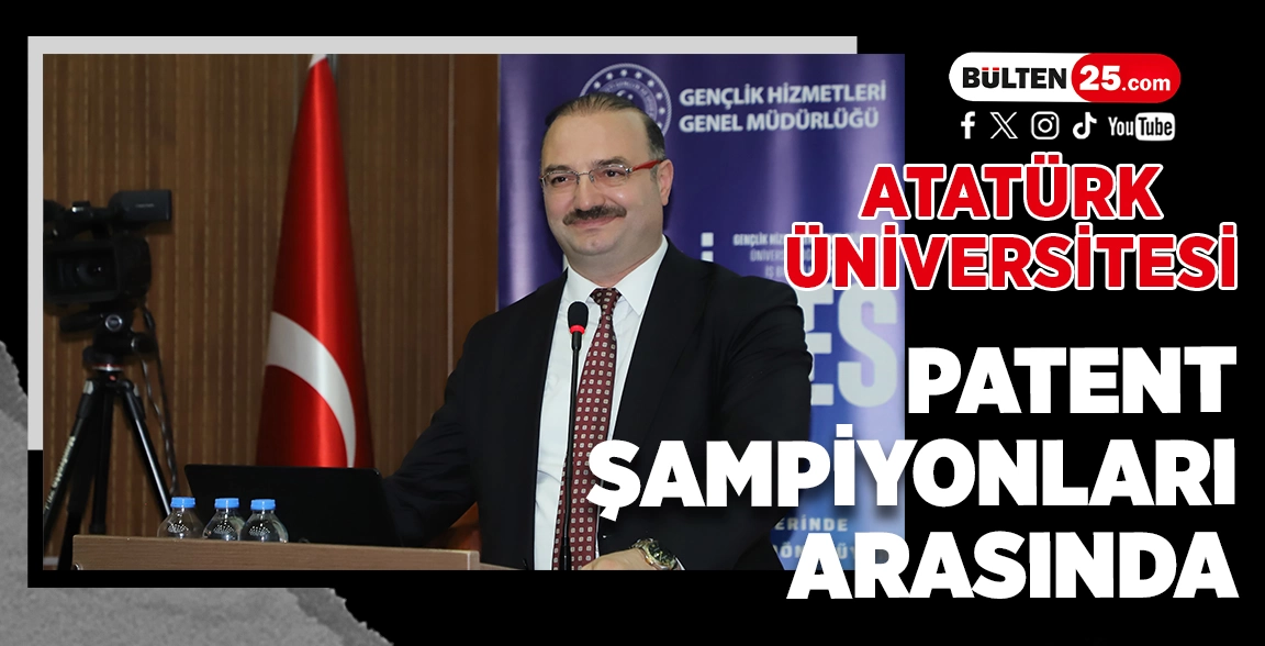 ATATÜRK ÜNİVERSİTESİ, PATENT ŞAMPİYONLARI ARASINDA